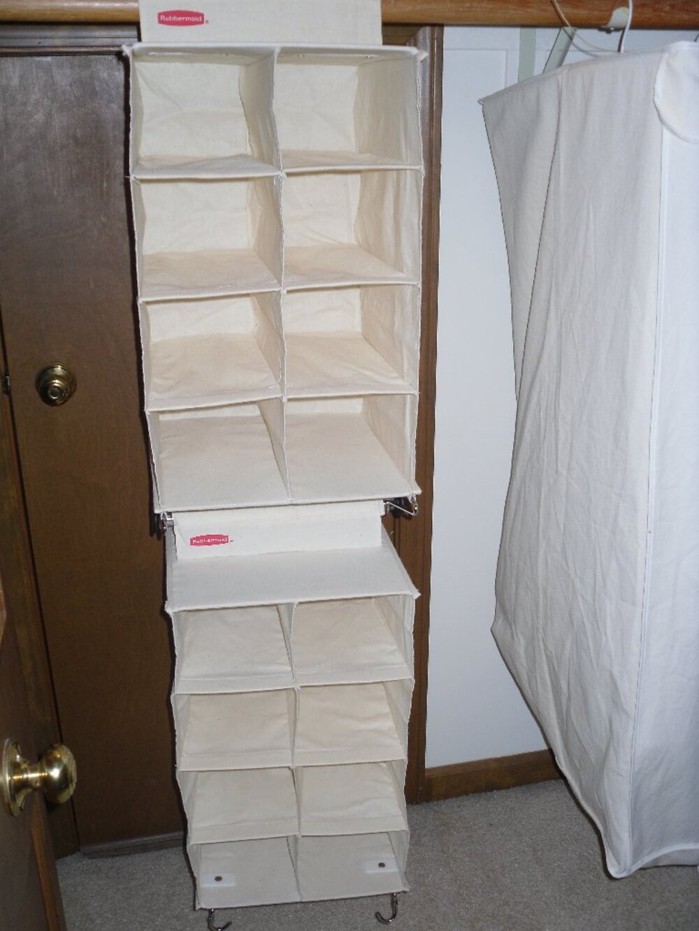 Rubbermaid Closet Organizers - Set of 2 - Holds Shoes/Bags/Linens, etc.